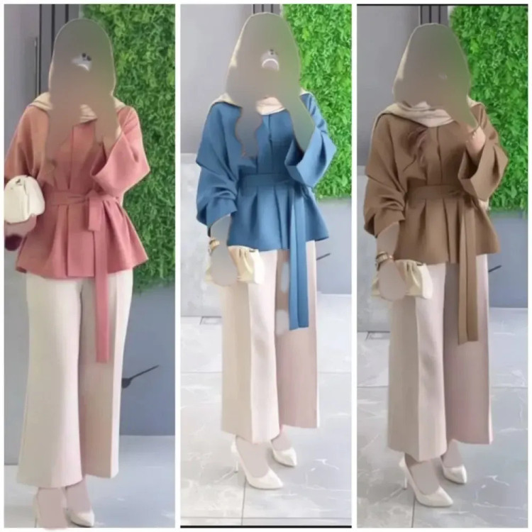 مانتو شلوار شنیز مازراتی فری سایز تا 48 رنگ بندی متنوع قد مانتو 73 قد آستین 55 دور سینه 115 قد شلوار 90