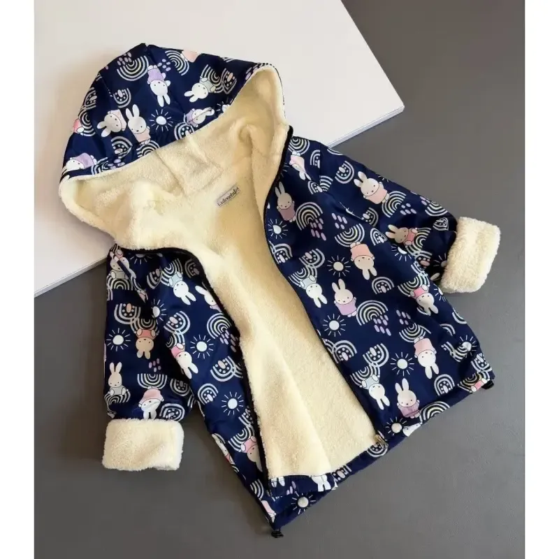 سویشرت بچه گانه داخل خز رویه مموری ضد آب سایز 2 تا 9 سال