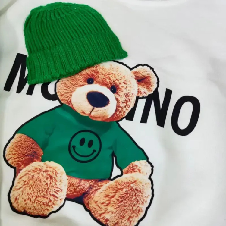 ست بلوز و شلوار دورس بچگانه طرح خرسی مناسب 4 تا 9 سال