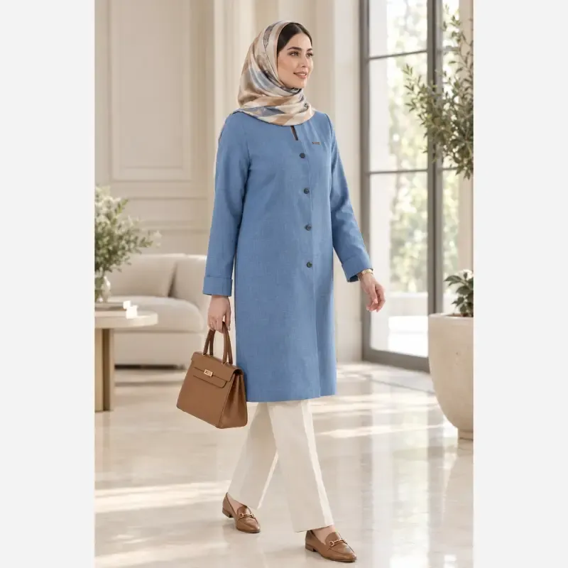 مانتو زنانه شانتون مدل الوا سایز 36 تا 52