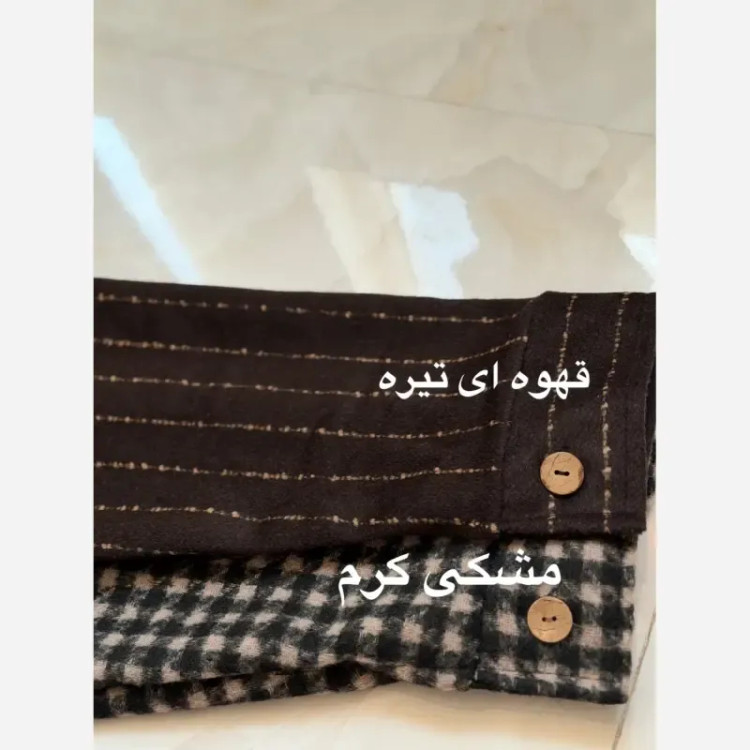 پالتو پشمی موهر دار لیوزا سایز 36 تا 46