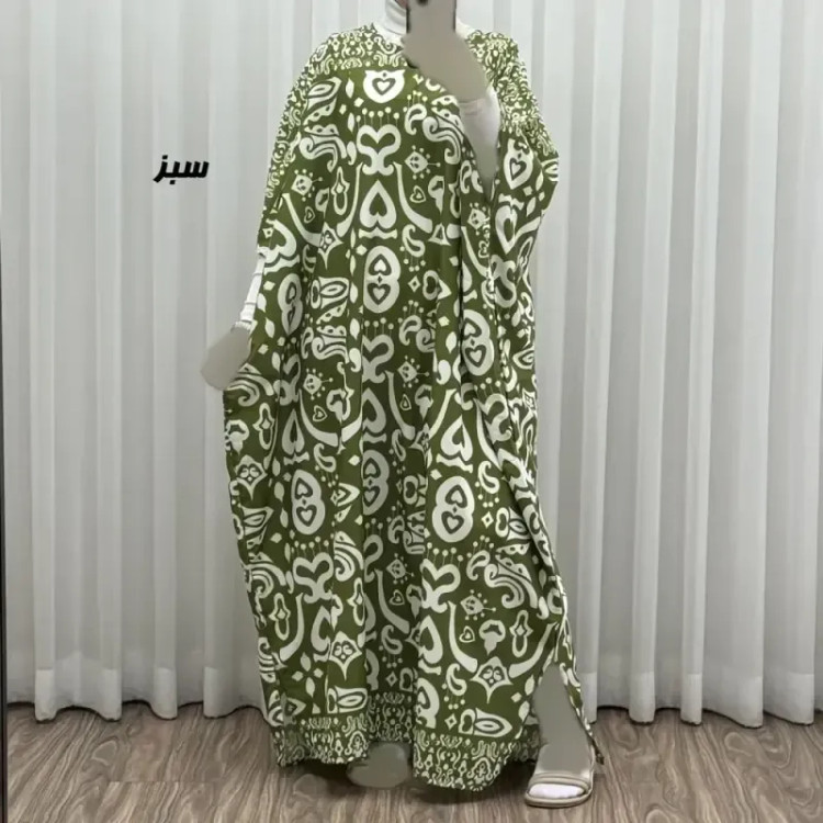 پیراهن زنانه فلور بوگاتی مدل مرجان فری سایز مناسب سایز 40 تا 65