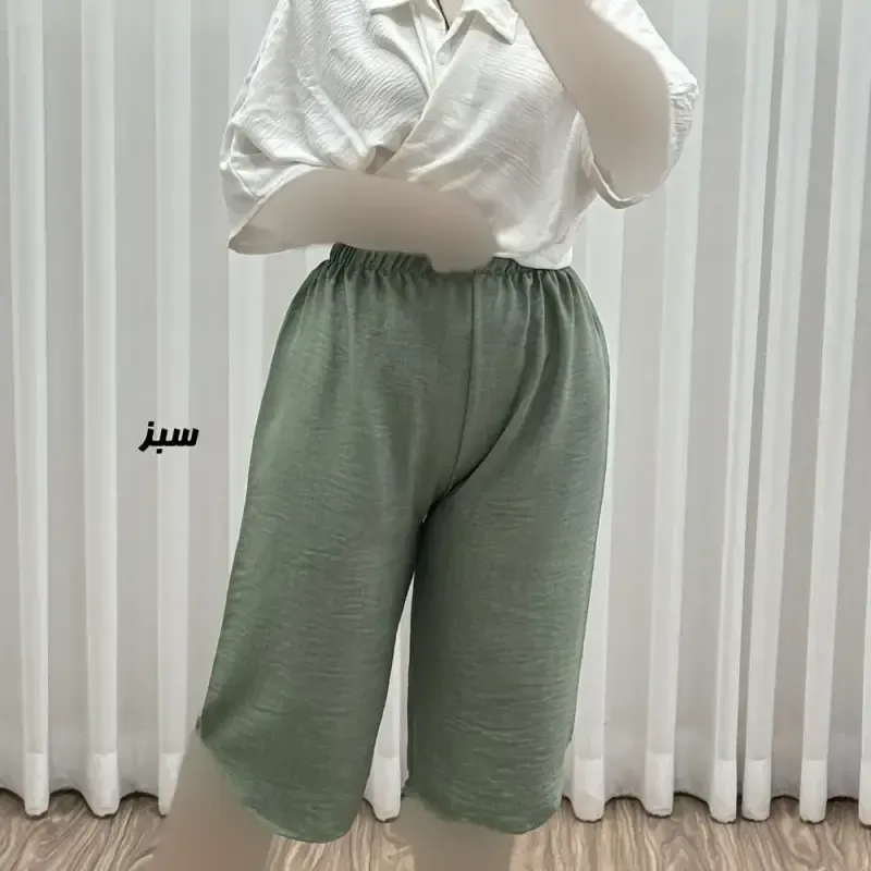 شلوارک زنانه راحتی مدل صوفیا فری سایز مناسب تا سایز 46